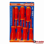 Bộ 7 tua vít dẹp & bake cách điện WADFOW WSS7407