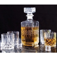 Glass Wine Decanter | Whisky Wine Decanter w/ Stopper [Wine Bottle Decanter