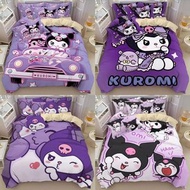 kuromi 床單套裝 被套 枕頭袋 家居 實用 枕頭套 枕套 my melody 公仔 床單 公仔 kuromi公仔 床上用品 melody 日用 實用 禮物 送禮 生日禮物 聖誕禮物 新年禮物 三