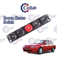 Collab Proton Iswara LMST Saga 2 2003 - 2008 Dashboard Center Switch Fog Lamp Heater Emergency Switch Suis Kecemasan