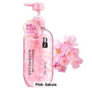 DZ Body Wash Flower Petal 520 Gr Whitening & Moisturizer Kelopak Bunga Asli Jasmine | Rose | Sakura