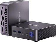 PELADN Mini PC, AMD Ryzen7 7735U (up to 4.75GHz), SSD 16GB DDR5/512GB NVMe, Type C/HDMI/DP, Mini Des