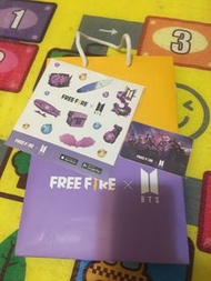 FREE Fire X BTS 遊戲聯盟週邊商品
