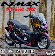 Decal Sticker Nmax New 2020 - 2022 Fullbody GRADASI POLOS Decal Sticker Yamaha Nmax New GRADASI POLOS 22