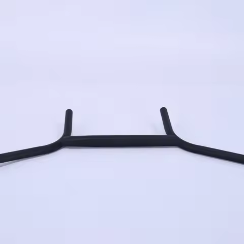 H-Shaped Handlebar 31.8 Mm Stem Clamp Gravel Bike Handlebar Flared Drop Bar Raised Center Sections A