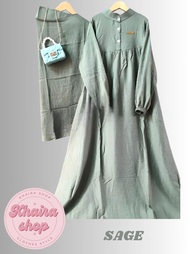 khairashop  - Gamis Anak Remaja Tanggung Viral Umur 14-18 Tahun | Outfit Remaja Kekinian | Baju Musl
