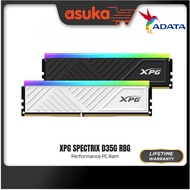 Adata XPG Spectrix D35G RBG Black/White DDR4 16GB / 32GB 3600MHZ CL18 Performance PC Ram