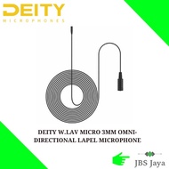 Deity W.Lav Micro 3mm Omni-Directional Lapel Microphone