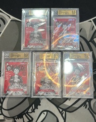 鑑定卡 海賊王 ONE PIECE  PTCG 紅漫 路飛 BGS9.5 LUFFY  BGS PSA CGC TAG 少議