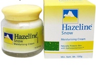 Hazeline Snow ครีม กระปุกใหญ่ 100g กล่องสีเหลือง