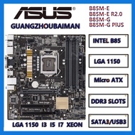 USED ASUS B85M-E R2.0 / B85M-G PLUS Motherboard Micro ATX / INTEL B85 CHIP LGA 1150 Desktop board HDMI USB3.0 SATA3