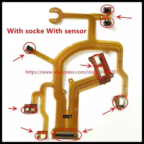 NEW Lens Back Main Flex Cable For CANON Powershot G10 G11 G12 Digital Camera Repair Part