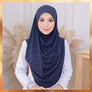 Tudung Sarong HIDAYAH DIAMOND AWNING MOSSCREPE FREE SIZE TUDUNG SAUK PLAIN TUDUNG INSTANT DIAMOND HIJAB