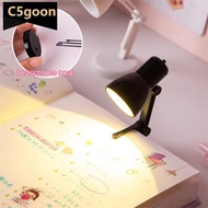 C5GOON Mini Table Lamp Foldable Desk Lamp LED Bedroom Study Reading Book Lamps Eye Protection Bedside Night Light Q6U2