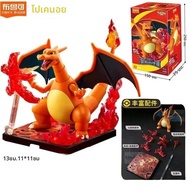 BLOKEES Original Building Block ของเล่น Pokemon Pikachu Eevee Charmander Psyduck Sprigatito Riolu Ac