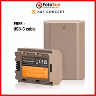 K&F Concept for Sony NP-FZ100 USB-C battery Sony A7iii, A7iv, A9