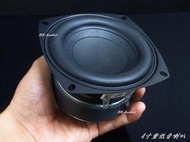 全新 4吋重低音喇叭單體(長沖程/大功率設計)DIY音箱首選