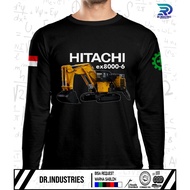 Hitachi ex8000-6 Heavy Equipment Mining Long Sleeve T-Shirt Mining driver - DR INDUSTRIES
