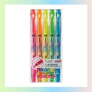 Mitsubishi Pencil Highlighter Propus Window 5 Colors PUS-102T.5C 6cm×14cm