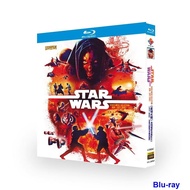 [BRAND NEW SEALED] American Film Star Wars All Movies BOX-1 (1977-2026) 8 Movies 4-Disc Blu-ray Boxe