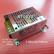 GLL Guo Li Lai Switching Power Supply GA42-1D 12VDC 3.5A 42Watt