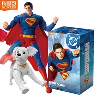 BLOKEES DC Superman Clark Kent David Packard Batman Nightwing Corenswet Comics Action Figure Koleksi