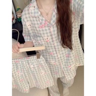 NF 3 in 1 Pajamas / Sleepwear Set 1 top 2 pants