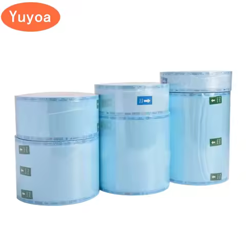 Large Sizes 200m/roll Dental Self-sealing Sterilization Pouches 100mm 150mm 200mm 250mm 300mm 350mm 