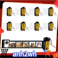 8 Pack Sublimation Memory Film Roll Keychain, Double Sided Sublimation Blank Camera Film Roll Canist