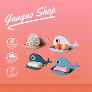 Clean Bathroom Plastic Soap Tray Rack - Whale Shaped Soap Shelf 16x8x8.8 Cm