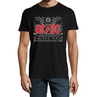 AC/DC Black ICE Pattern Printed 100% High Quality Cotton Premium Men's Hardman Rock Style T-shirt918
