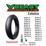 BEAST FLASH TIRE FREE PITO SEALANT 60/80-17 70/80-17 80/90-17 90/80-17 120/70-17 130/70-17 140/70-17