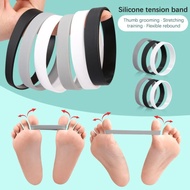 1PCS Silicone Thumb Posture Corrector Toe Training Stretcher Toe Valgus Corrective Belt Solid Color 