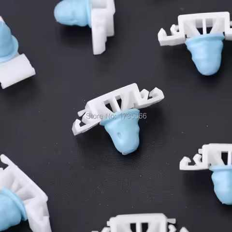 10x / 100x / 1000x For BMW E36 M3 318ti 325is B30 B32 Moulding Clip Nylon Retainer With Rubber Boot 