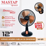 MASTAP by SOGO M-121 12-Piece Table & Wall Fan (TWO 2in1)