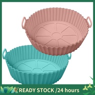 Air Fryer Silicone Pot Silicone Pot Round Air Fryer Basket Accessories, Fits 3QT - 5QT Air Fryer