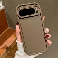 เคสซิลิโคนกันกระแทกสีเรียบหรู เข้ากันได้กับ Google Pixel 8 Pro 8A 9 Pro XL เคสโทรศัพท์กันกระแทกเข้าก