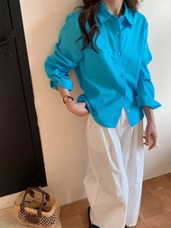 สีเหลืองเสื้อ \ \ \ \ \ \ \ \ \ \ \ \ \ \ \ \ \s เสื้อบางภาษาฝรั่งเศสคําออกแบบสายคล้องคอผ้าลินินหลวม