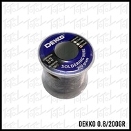 Dekko Timah 0.8 200Gram / Dekko 0.8/200Gr / Dekko Timah 0,8 Mm 200 Gr