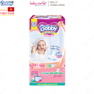 Miếng Lót Sơ Sinh/ Tã Dán BOBBY Siêu Thấm NB1 NB2 S56 M76 L68 XL62 XXL56 Cho Bé