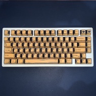 Comic Yellow Keycaps PBT Dye-sub Cherry Profile Keycap Custom Keycaps Compatible with Cherry Gateron