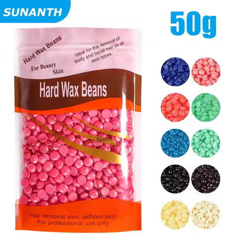 50g Brazilian Hard Waxing Wax Beans Fast Waxing Machine Hot Film Painless For Body Hairs Removal Bea
