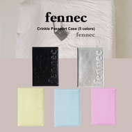 [fennec] Crinkle Passport Case (5 colors)