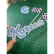 name & age cardstock, 2 layers or 3 layers (not included print images)