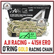 AJI Racing 415H ERO Racing Chain [O-Ring] 415H x 122L / 132L - GOLD