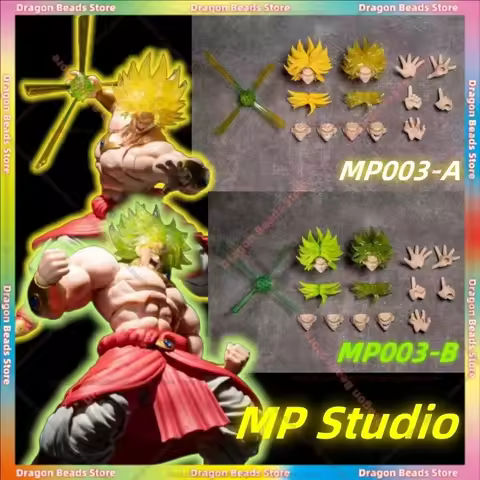 In Stock MP Broly Head Sculpture Accessories Pack (suitable for KONG Beast Gods) SHF Dragon Ball Mov