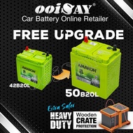 AMARON FLO NS40 | NS40ZL | 42B20L | 50B20L (MF) - 40AH - Car Battery - PERODUA Myvi HONDA City Jazz