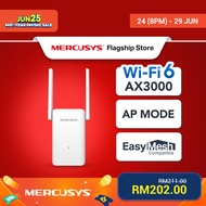 Mercusys ME80X Wi-Fi 6 AX3000 Range Extender | Easy Mesh & WPS Setup (Powered by TP-Link)
