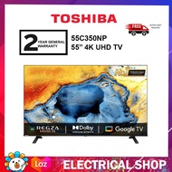 {FREE SHIPPING} Toshiba 55″ C350NP 4K UHD Google TV 55C350NP Television