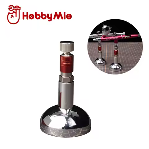 HOBBY MIO All Metal Airbrush Base Pure Copper Spray Pen Holder 1/8 Inches Self-Locking Air Inlet Met